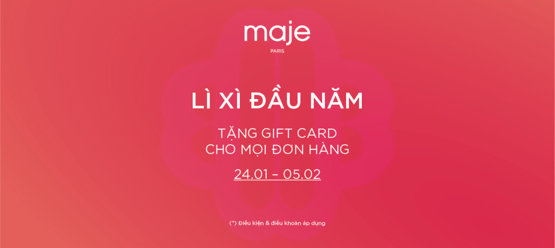 GIFT CARD FROM MAJE​