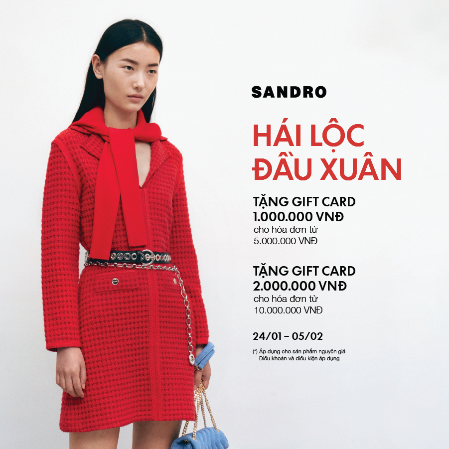 SANDRO'S GIFT CARD FOR YOU OR SPECIAL SOMEONE