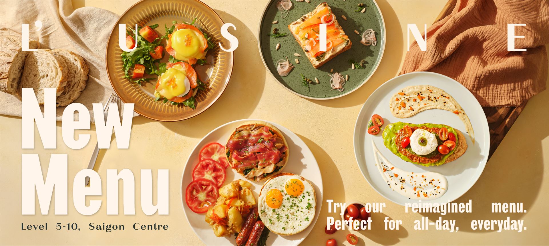 L'USINE LAUNCHES THE NEW BRUNCH MENU