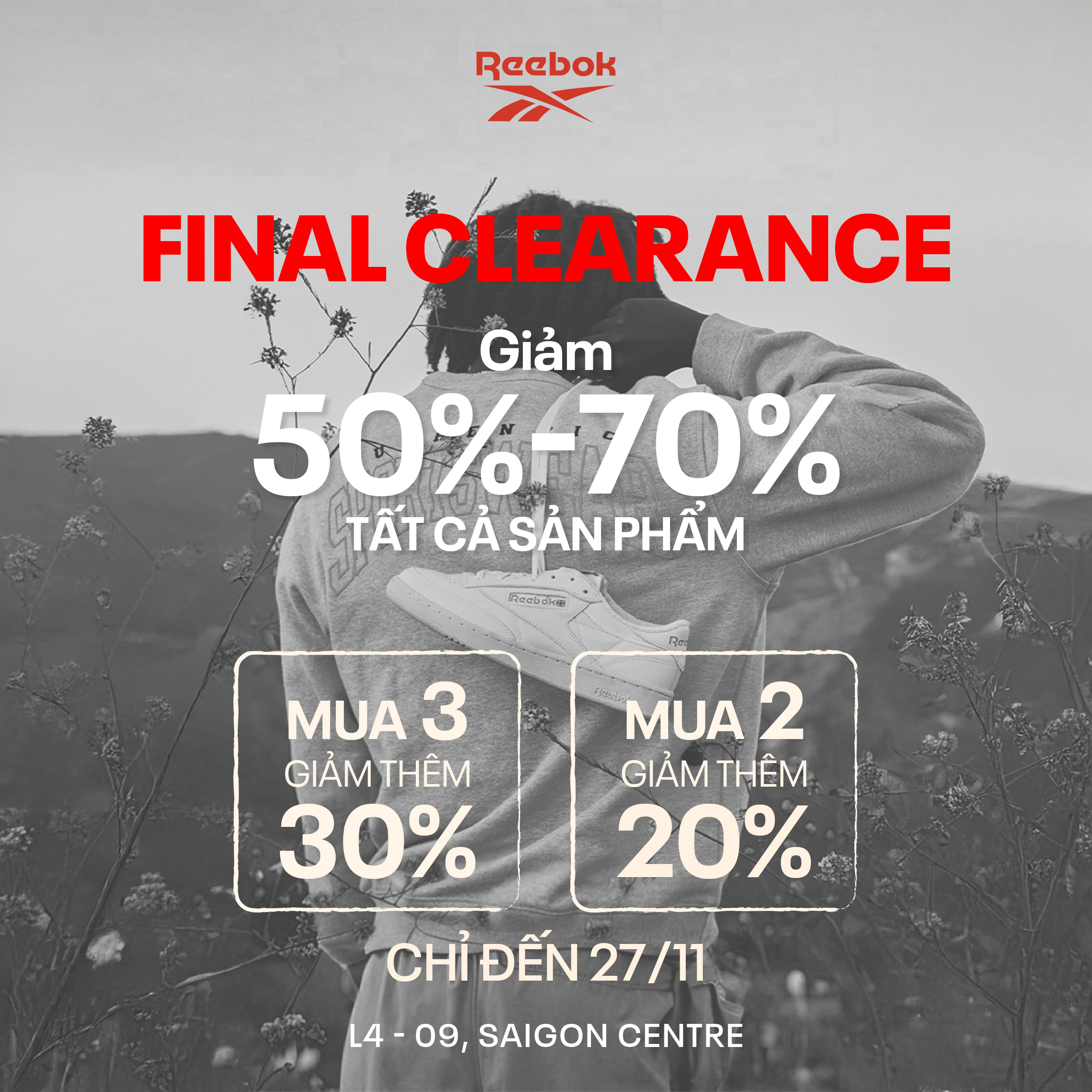 HOT!!! REEBOK FINAL CLEARANCE