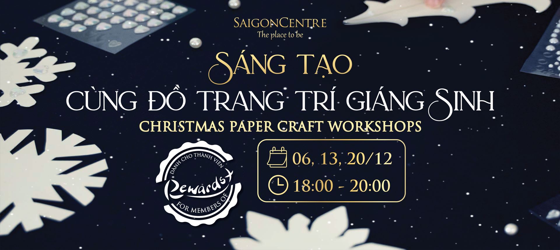 CHRISTMAS PAPER CRAFT WORKSHOPS