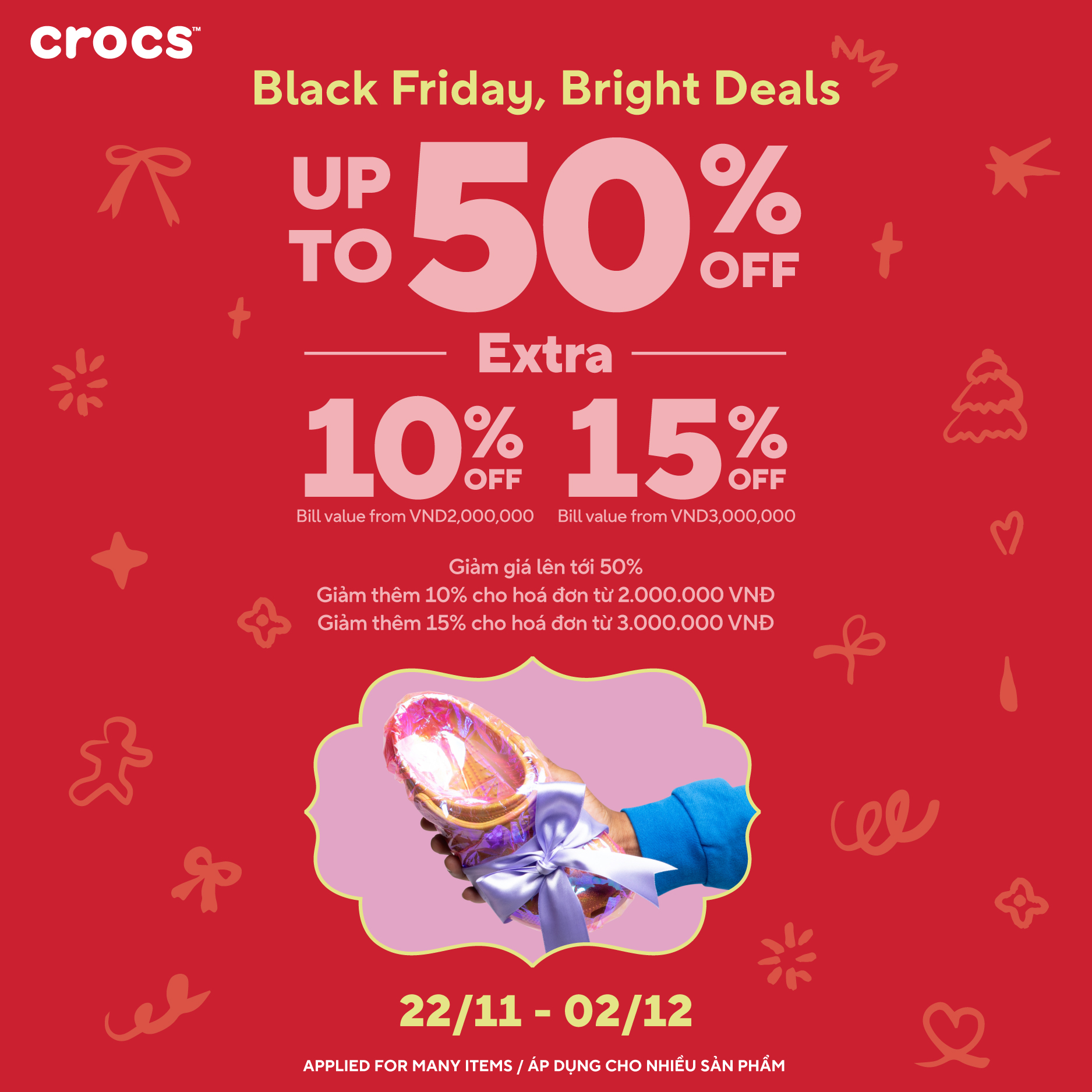 CROCS - BLACK FRIDAY