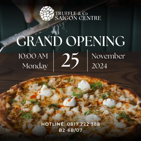 TRUFFLE & CO OPENS AT SAIGON CENTRE FROM 25/11/2024