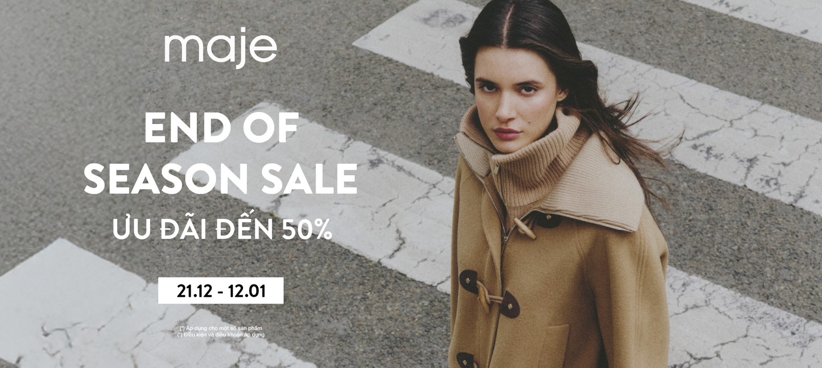 MAJE - END OF SEASON SALE UP TO 50%