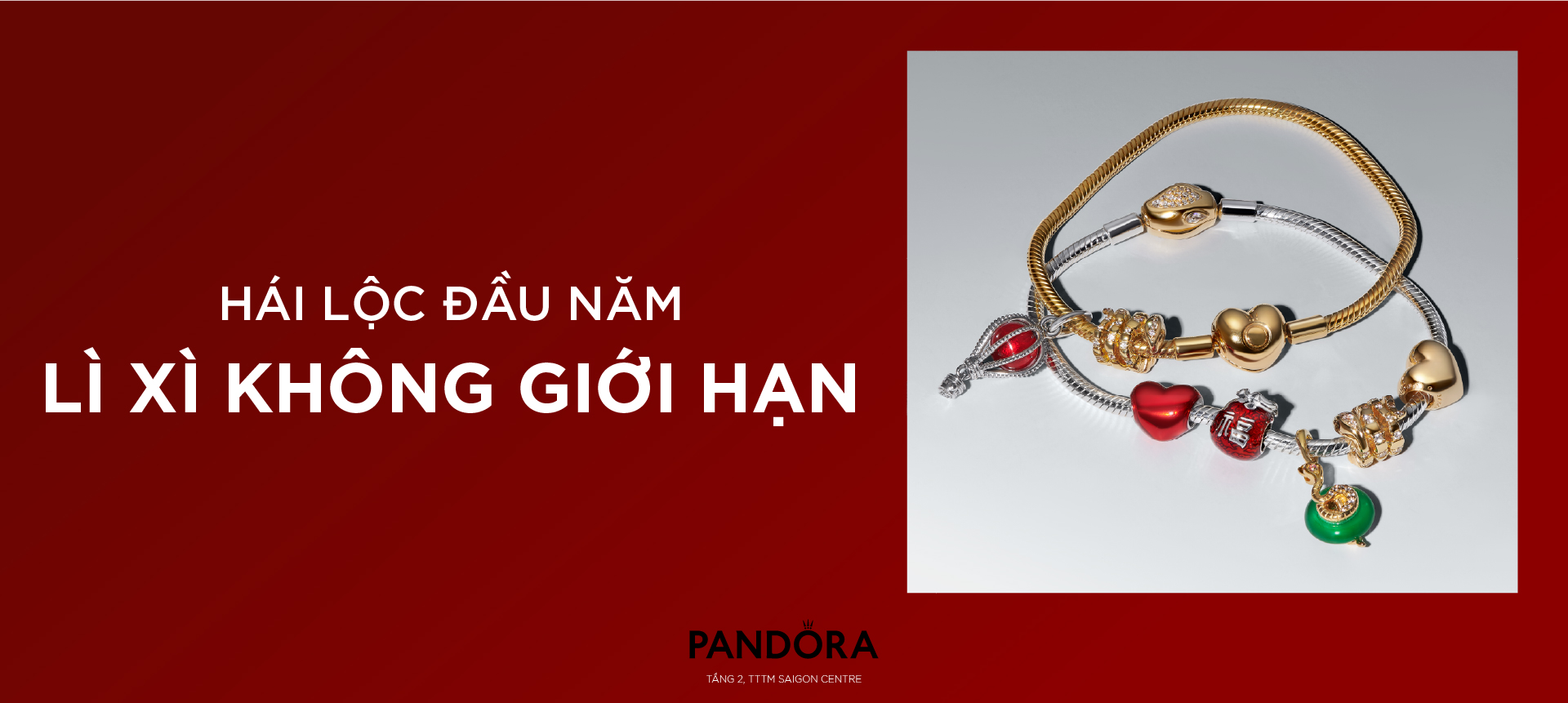 PANDORA - HÁI LỘC ĐẦU NĂM - LÌ XÌ KHÔNG GIỚI HẠN