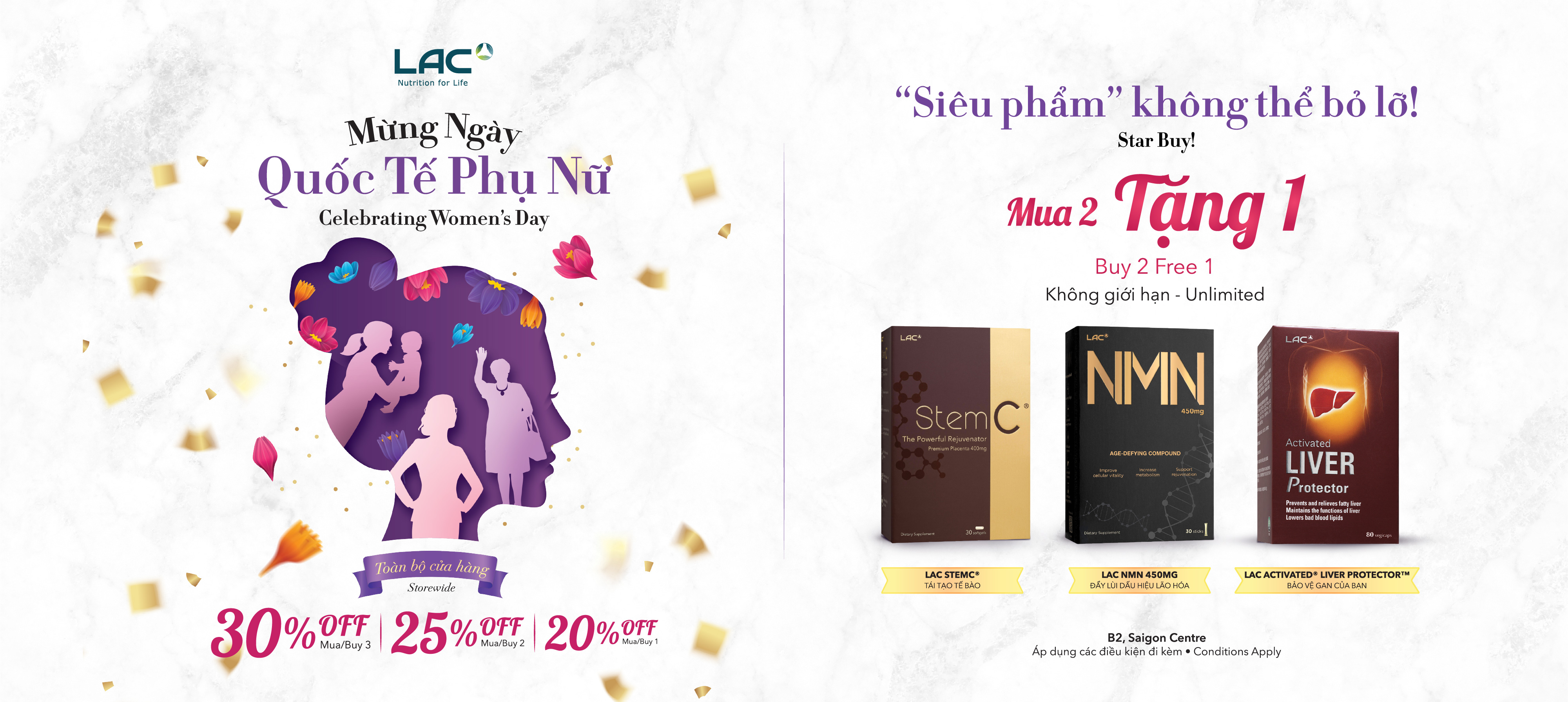 CELEBRATING WOMEN’S MONTH WITH AMAZING OFFERS FROM LAC