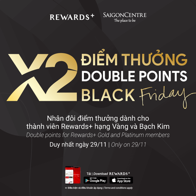 BLACK FRIDAY DOUBLE POINTS