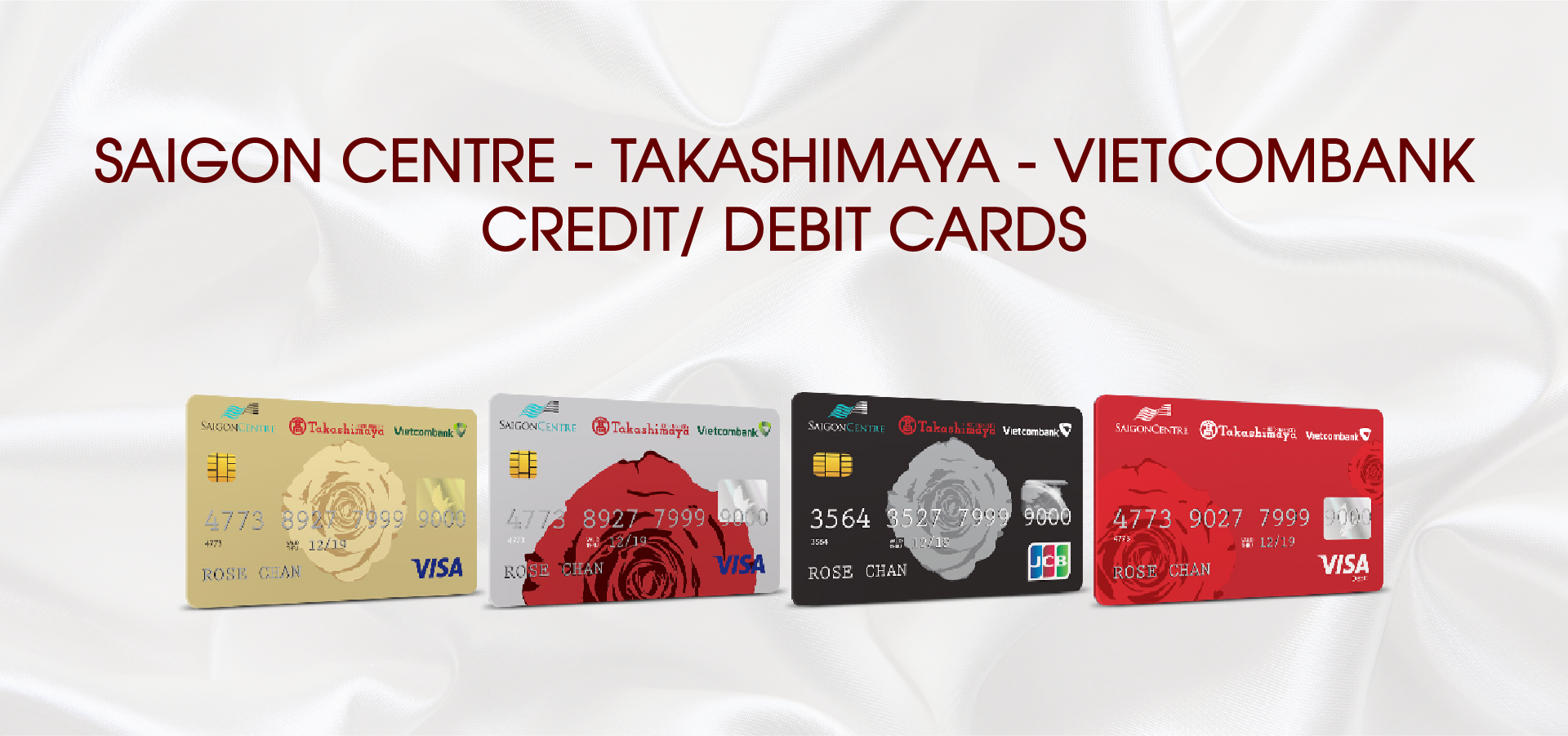 Saigon Centre - Takashimaya - Vietcombank credit/debit cards