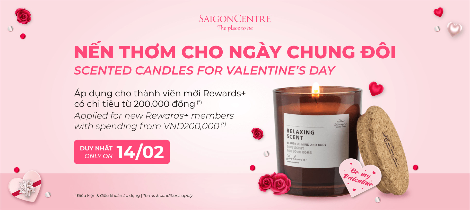 SCENTED CANDLES FOR VALENTINE'S DAY